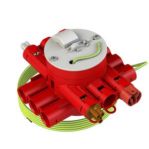 Stekerbare centraaldoos CW75-SA0-brandwerend