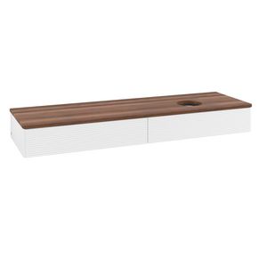Wastafelonderkast Antao 1600x190x500mm White Matt Lacquer K16112MT