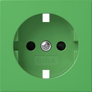 Res-onderdeel: afdekking wandcontactdoos met randaarde Safety Plus System 55