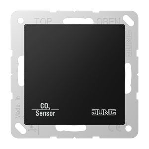 Sensor A(S) slagvast matzwart KNX CO2