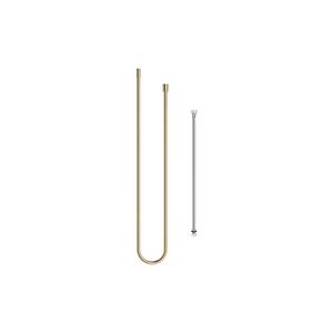 Reserveond malen doucheslang 2delig 1/2" x 3/8" x 2250mm mes