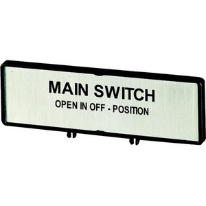 Klemmen met schild hoofdschakelaar ZFS62-T0 (taal Engels) VVE=25