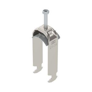 Beugelklem 2056 2-vdg 28-34mm rvs A2 1.4301 blank VVE=50