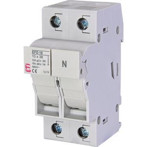 Smeltpatroonschakelaar 32A EFD10 1P+N