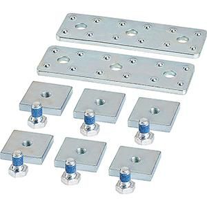 r.verbinders 3 voudig voor U profiel Montage r. (set 2 st)