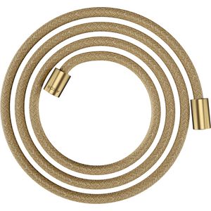 AXOR ShowerSolutions Textiel doucheslang 2 m met conische en cylindrische moer Brushed Gold Optic