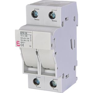 Smeltpatroonschakelaar 32A EFD10 2P