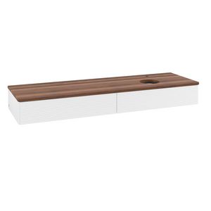 Wastafelonderkast Antao 1600x190x500mm White Matt Lacquer K16152MT