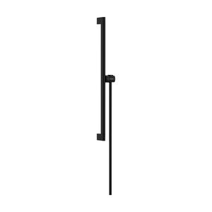 Unica glijstang S Puro 65cm met easy slide handdouchehouder en Isiflex doucheslang 1600mm mat zwart