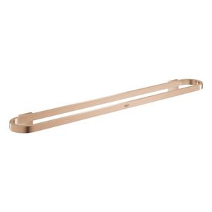 Selection handdoekhouder 600mm v glazen planchet 41056DL0 warm sunset geborsteld (mat bronskleurig)