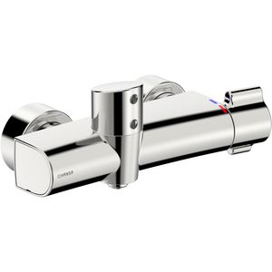 Douchethermostaat elektr BT batterijvoeding 6V HANSA Clinica