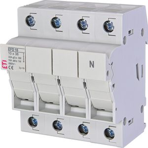 Smeltpatroonschakelaar 32A EFD10 3P+N