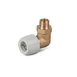 Knie messing 90gr. Hep2O 15x1/2"BUD
