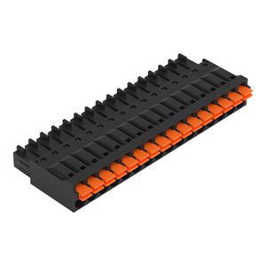 1-draads FE steker druk 1,5mm² zwart 714-116 VVE=50