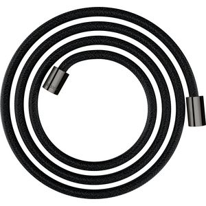 AXOR ShowerSolutions Textiel doucheslang 2 m met conische en cylindrische moer Polished Black Chrome