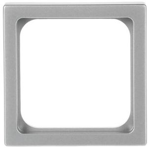 Centraalplaat afdekking v telecom 50x50mm f-aluzilver (1746/10-83)