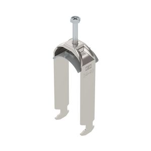 Beugelklem 2056 2-vdg 34-40mm rvs A2 1.4301 blank VVE=25