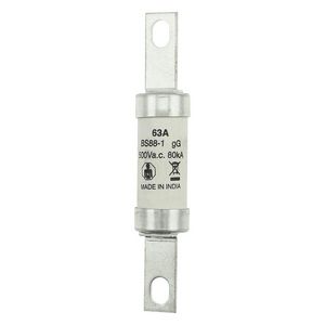 Zekering laagspanning 63A AC 500V DC 250V 21x114mm VVE=20
