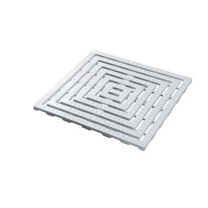 Roostermat anti-slip halfhard kunststof wit
