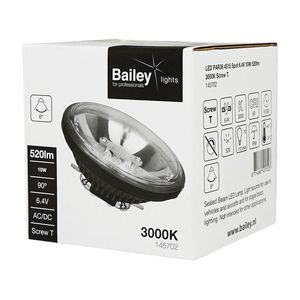 LED-lamp PAR36 4515 spot 6.4V-16V AC/DC 10W 520lm geel