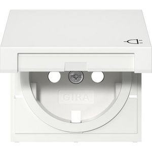 Res-onderdeel: afdekking wandcontactdoos met randaarde KD + Safety Plus System 55