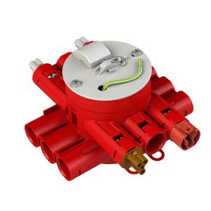 Stekerbare centraaldoos CW75-SD0-brandwerend