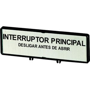 Klemmen met schild hoofdschakelaar ZFS72-P3 (taal Portugees)