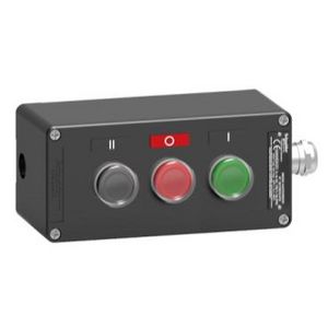 Bedieningsstation XAW-F 1NO 3 functies Metaal Groe Harmony