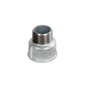 Mof DN50 verzinkt staal buiten R 1.1/2" binnen Rp 2"