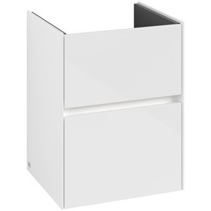 Wastafelonderkast Collaro 472x610x404mm Glossy White C141B0DH