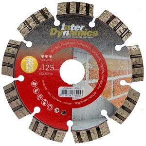 Diamantzaagblad 125mm asgat 22.23mm duopack