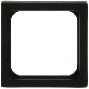 Centraalplaat verloop 50 x 50mm f-matzwart (1746/10-885)