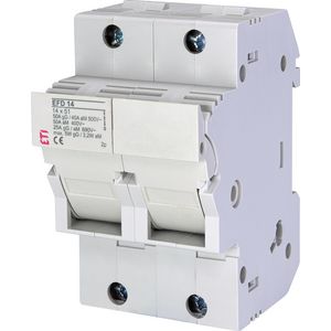 Smeltpatroonschakelaar 50A EFD14 2P