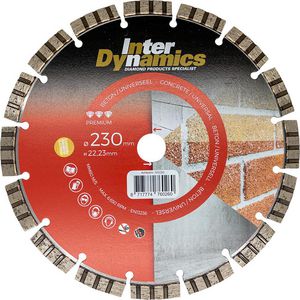 Diamantzaagblad 230mm asgat 22.23mm duopack