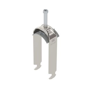 Beugelklem 2056 2-vdg 40-46mm rvs A2 1.4301 blank VVE=25