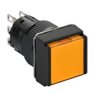 Drukknop Verlicht Verzonken Ø16mm 24V 1 OC Oranje VVE=5