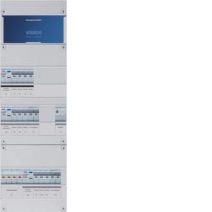 Groepenkast 10-groepenverdeler HS 3xALS 2P 30mA +F+F+T 3-fase