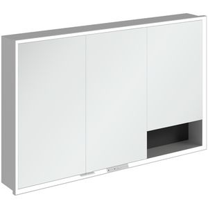 Inbouw-spiegelkast My View+ 1200x750x168mm Volcano Black