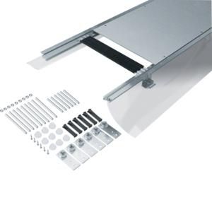 Vloergoot bovenliggend flexibele wand 400x105-150mm VVE=2