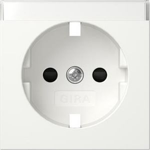 Res-onderdeel: afdekking wandcontactdoos met randaarde TK + Safety Plus System 55