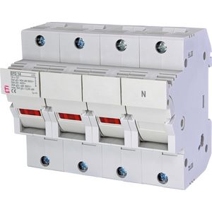 Smeltpatroonschakelaar 50A EFD14 LED 3P+N
