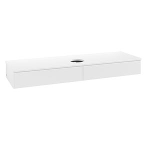 Wastafelonderkast Antao 1600x190x500mm White Matt Lacquer L14010MT