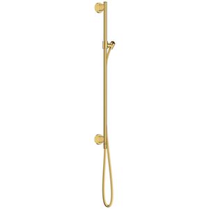 AXOR Archivio Glijstang 90cm met wandaansluiting en doucheslang 1.60m Polished Gold Optic