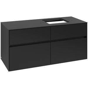 Wastafelonderkast Collaro 1200x548x500mm Volcano Black C130B0VL