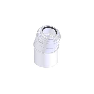 Bocht Ø80 x Ø125 15°  d-p/a