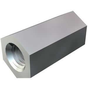 Afstandsmof M6x20mm zink galvanisch verzinkt VVE=100