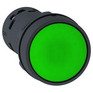 Drukknop Terugvering 1NO Groen Harmony XB7 VVE=10