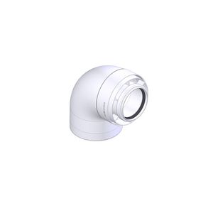 Bocht Ø80 x Ø125 90°  d-p/a