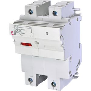 Smeltpatroonschakelaar 100A EFD22 LED 1P+N