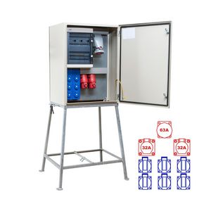 kWh-meterkast 63A 1x63/5 1x32/5 1x32/4 6xSchuKo